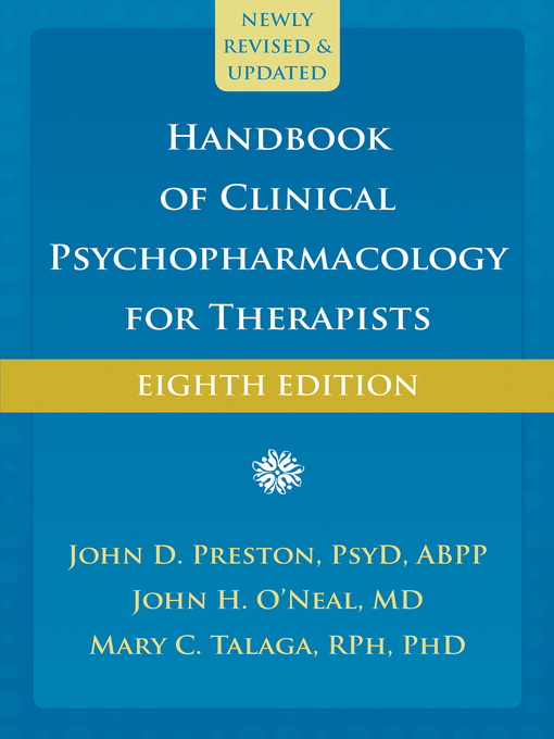 Cover image for Handbook of Clinical Psychopharmacology for Therapists